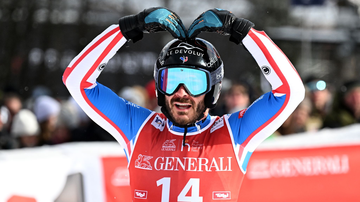 Cyprien Sarrazin hat die Abfahrt in Kitzbühel gewonnen. - Foto: Barbara Gindl/APA/dpa