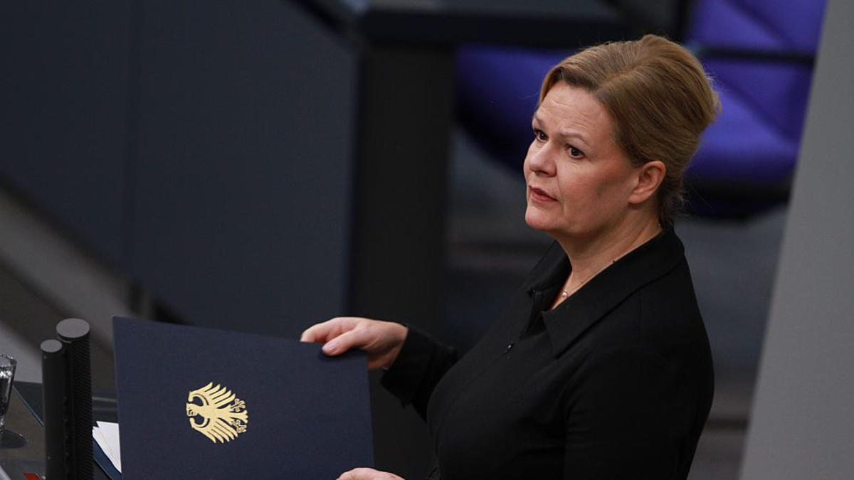 Nancy Faeser am 18.01.2024 - Foto: über dts Nachrichtenagentur