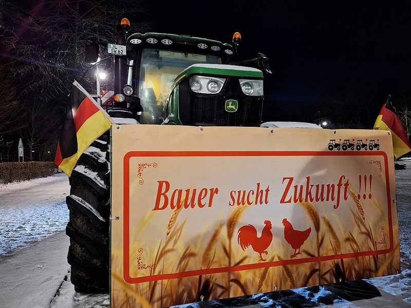 Demo von Lkw-Fahrern und Bauern (Archiv) - Foto: über dts Nachrichtenagentur