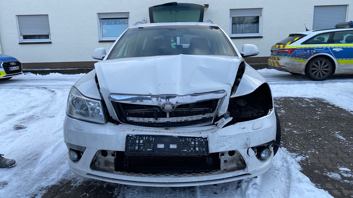 POL-PDLD: Insheim, BAB65 - Unfallflucht unter Alkoholeinwirkung - Foto: presseportal.de