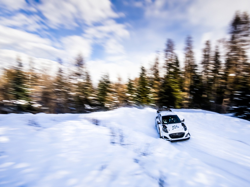 M-Sport-Ford startet mit Adrien Fourmaux und Grégoire Munster im Puma Hybrid Rally1 ins Abenteuer Monte - Foto: presseportal.de