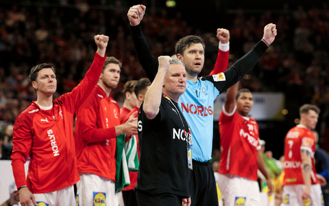 Die Dänen bleiben bei der EM ohne Punktverlust. - Foto: Claus Bergmann/dpa