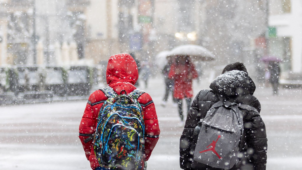 Der Durchzug des Sturmtiefs Juan hat in Spanien starken Schneefall mit sich gebracht. - Foto: C. Serrano/EUROPA PRESS/dpa