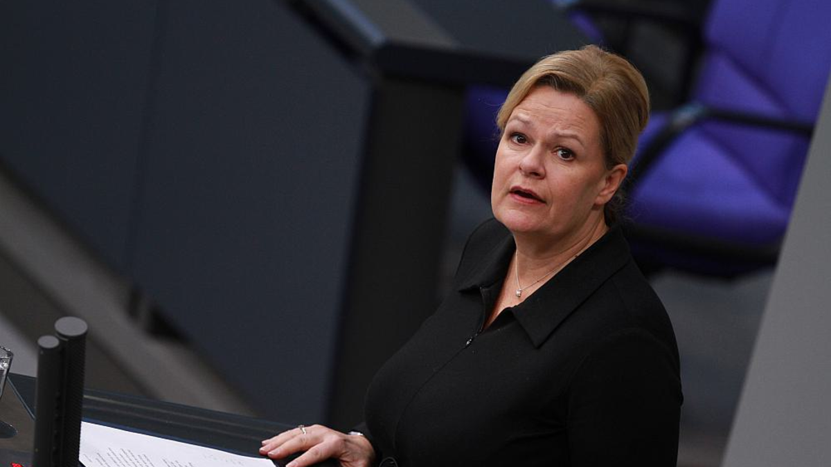 Nancy Faeser am 18.01.2024 - Foto: über dts Nachrichtenagentur