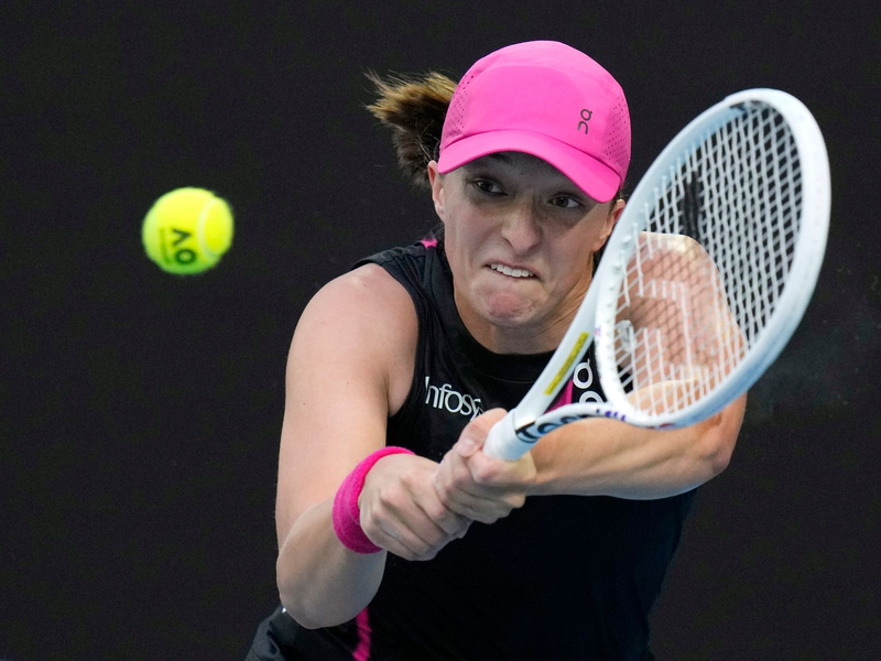 Iga Swiatek ist bei den Australian Open ausgeschieden. - Foto: Andy Wong/AP