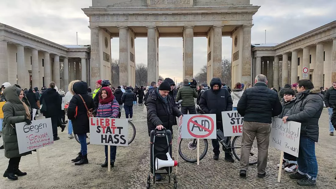 Demo gegen Rechtsextremismus am 20.01.2024 - Bild: über dts Nachrichtenagentur
