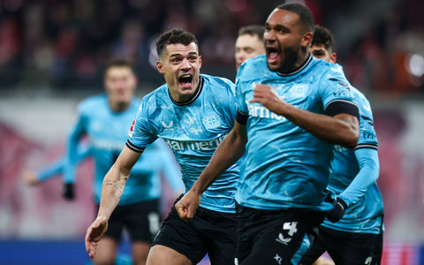 Die Leverkusener erzielten wie schon in der Vorwoche den Siegtreffer in der Nachspielzeit. - Foto: Jan Woitas/dpa