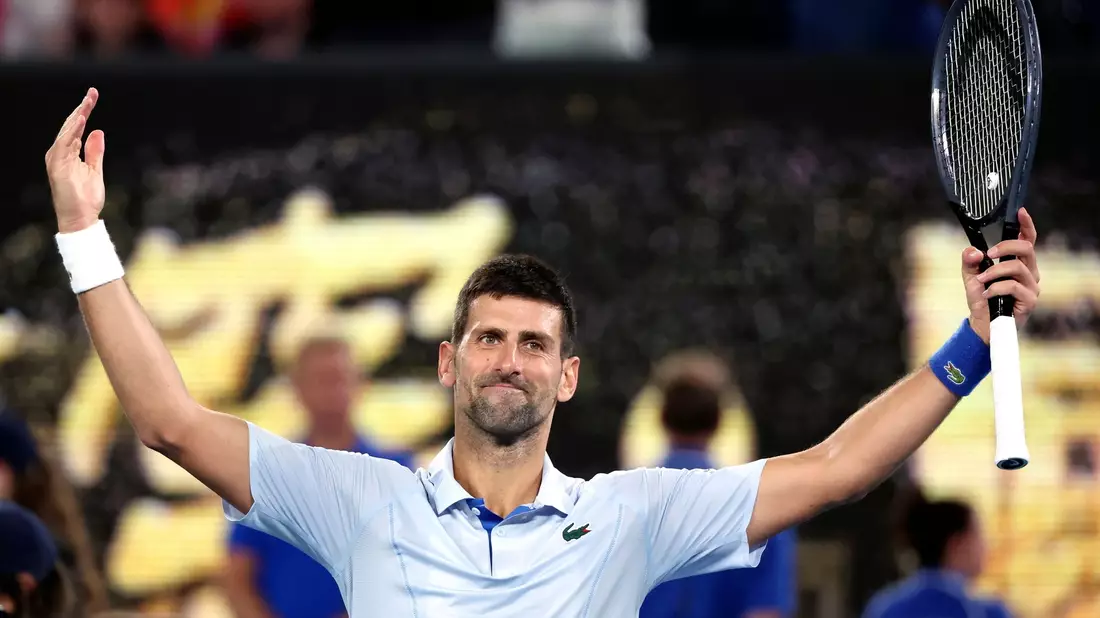 Steht bei den Australian Open im Viertelfinale: Novak Djokovic. - Bild: Asanka Brendon Ratnayake/AP