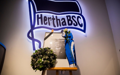 Hertha-Präsident Kay Bernstein war im Alter von 43 Jahren überraschend gestorben. - Foto: Christoph Soeder/dpa
