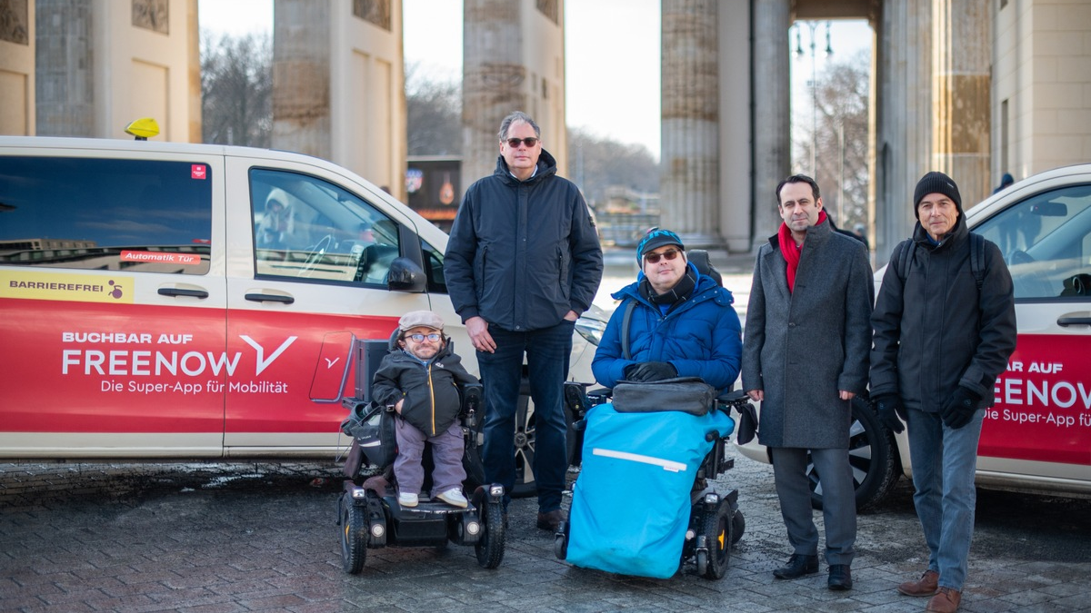 Neues Angebot von FREENOW verbessert barrierefreie Mobilität in Berlin - Foto: presseportal.de