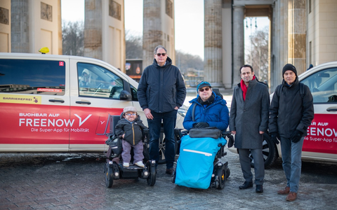 Neues Angebot von FREENOW verbessert barrierefreie Mobilität in Berlin - Foto: presseportal.de
