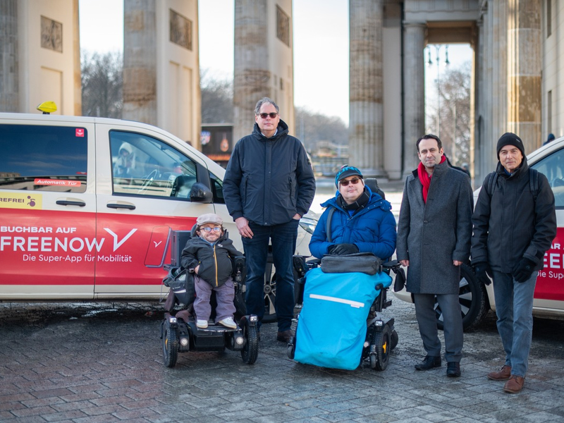Neues Angebot von FREENOW verbessert barrierefreie Mobilität in Berlin - Foto: presseportal.de