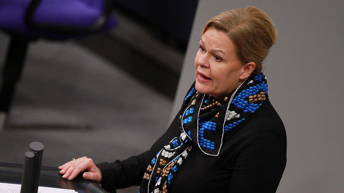 Nancy Faeser am 18.01.2024 - Foto: über dts Nachrichtenagentur