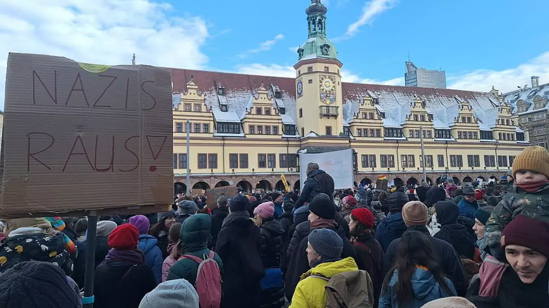 Demo gegen Rechtsextremismus am 21.01.2024 - Bild: über dts Nachrichtenagentur