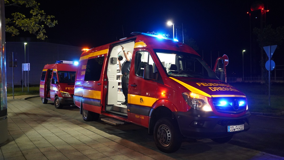 FW Dresden: Feuerwehr Dresden wird zur Sicherheitslandung eines Flugzeuges alarmiert - Foto: presseportal.de