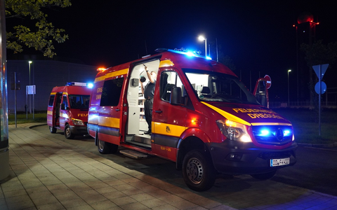 FW Dresden: Feuerwehr Dresden wird zur Sicherheitslandung eines Flugzeuges alarmiert - Foto: presseportal.de