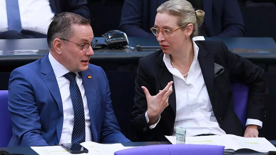Tino Chrupalla und Alice Weidel (Archiv) - Bild: über dts Nachrichtenagentur