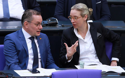 Tino Chrupalla und Alice Weidel am 19.01.2024 - Foto: über dts Nachrichtenagentur