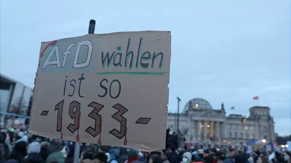 Demo gegen Rechtsextremismus am 21.01.2024 - Bild: über dts Nachrichtenagentur