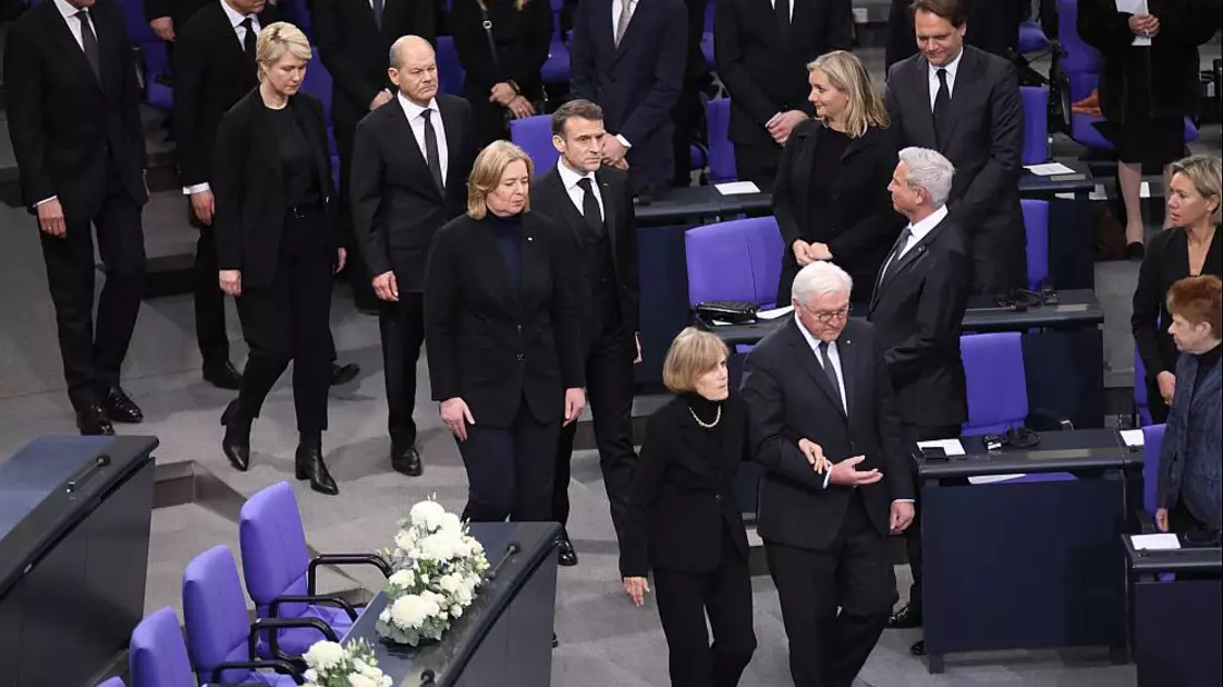 Trauerakt für Wolfgang Schäuble am 22.01.2024 - Bild: über dts Nachrichtenagentur