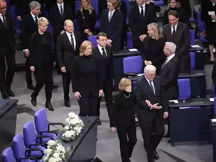 Trauerakt für Wolfgang Schäuble am 22.01.2024 - Foto: über dts Nachrichtenagentur