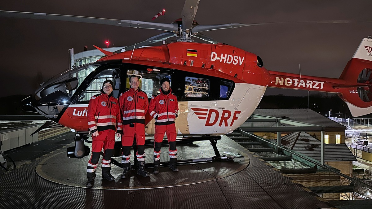 H145 mit Fünfblattrotor als Christoph Berlin / DRF Luftrettung am Universitätsklinikum Berlin jetzt noch moderner unterwegs - Foto: presseportal.de