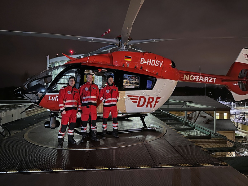 H145 mit Fünfblattrotor als Christoph Berlin / DRF Luftrettung am Universitätsklinikum Berlin jetzt noch moderner unterwegs - Foto: presseportal.de