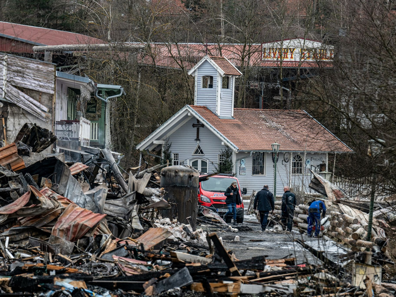 Trotz schwerer Schäden will die Westernstadt «Pullman City» im Frühjahr wieder ihr volles Programm anbieten. - Foto: Armin Weigel/dpa