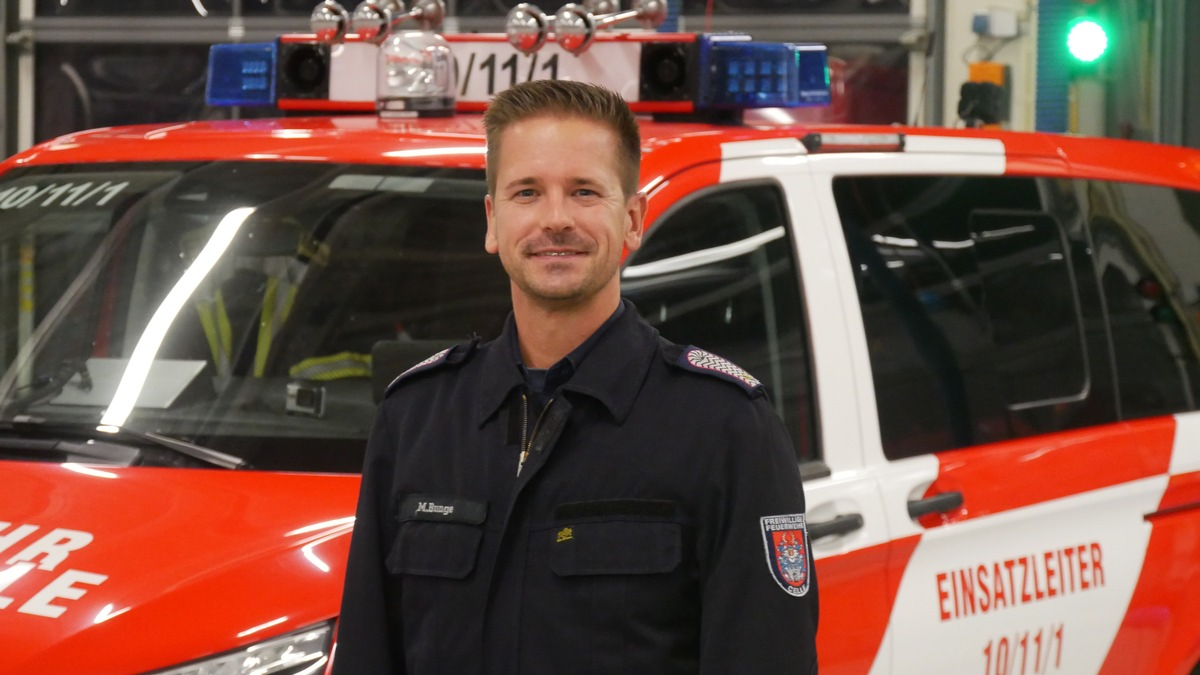 FW Celle: Mirko Bunge ist neuer stellvertretender Stadtbrandmeister und Ortsbrandmeister der Ortsfeuerwehr Celle-Hauptwache! - Foto: presseportal.de