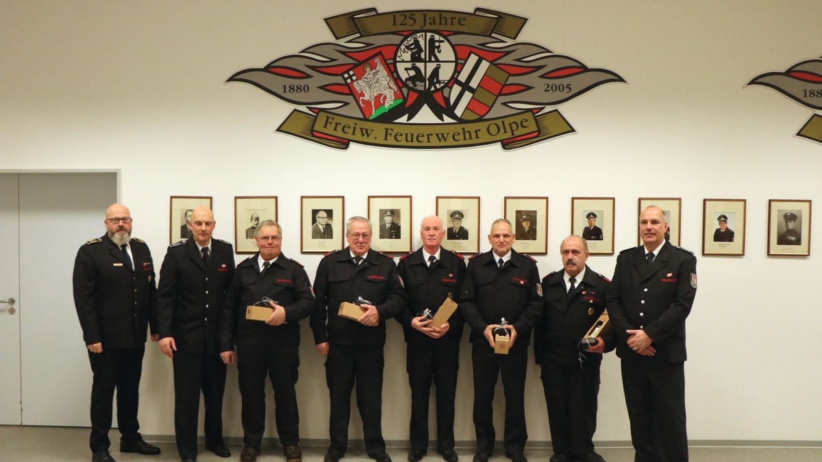 FW-OE: Jahreshauptversammlung bei der Feuerwehr Olpe - Foto: presseportal.de