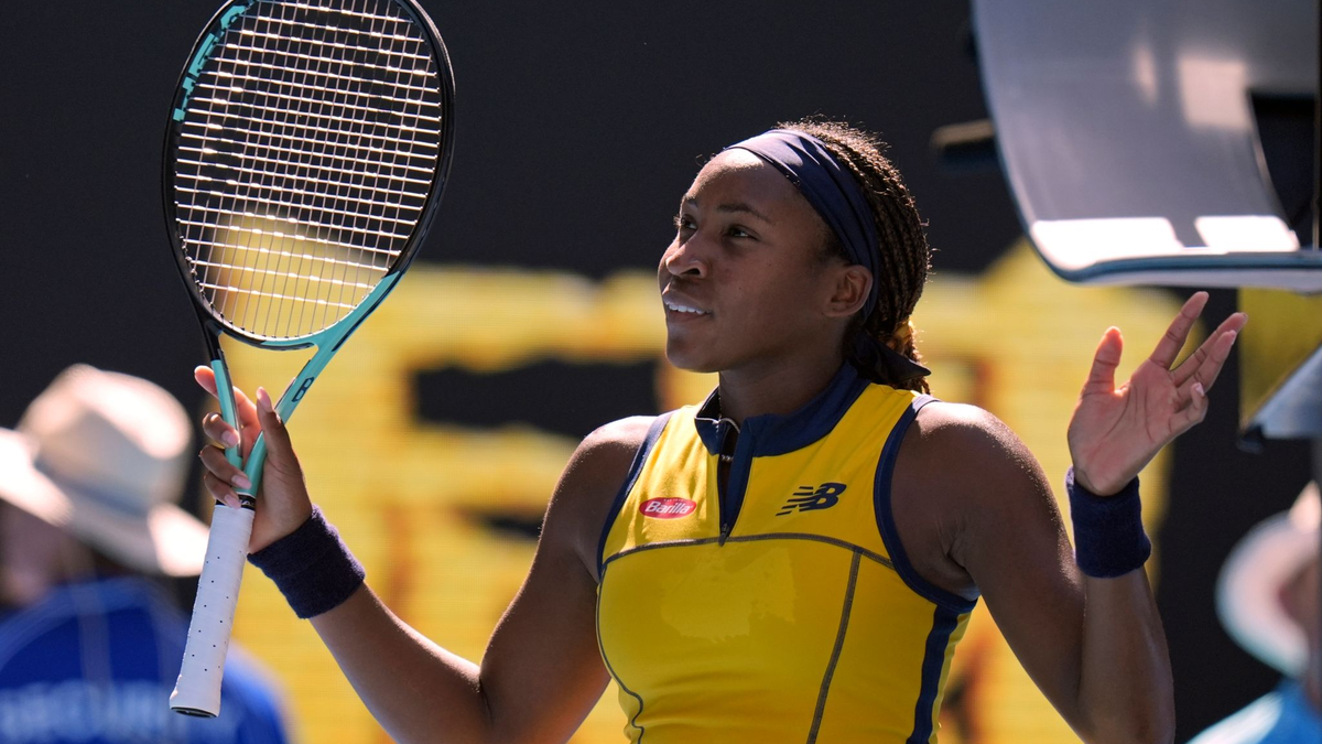 Verwandelte nach 3:08 Stunden ihren ersten Matchball: Coco Gauff. - Foto: Andy Wong/AP