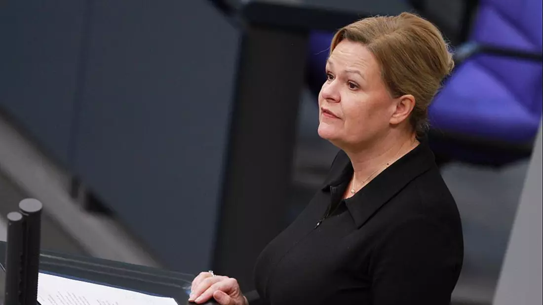 Nancy Faeser am 18.01.2024 - Bild: über dts Nachrichtenagentur