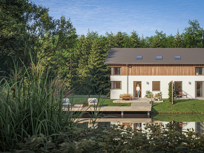 Bien-Zenker fördert Klimaschutz durch Unterstützung der Initiative Holz rettet Klima / Fertighäuser aus Holz aus nachhaltiger Forstwirtschaft leisten einen wichtigen Beitrag zur CO2-Reduktion - Foto: presseportal.de