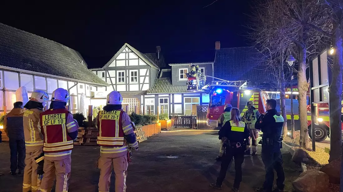 FW Lehrte: Brand im Restaurant in Aligse - Bild: presseportal.de