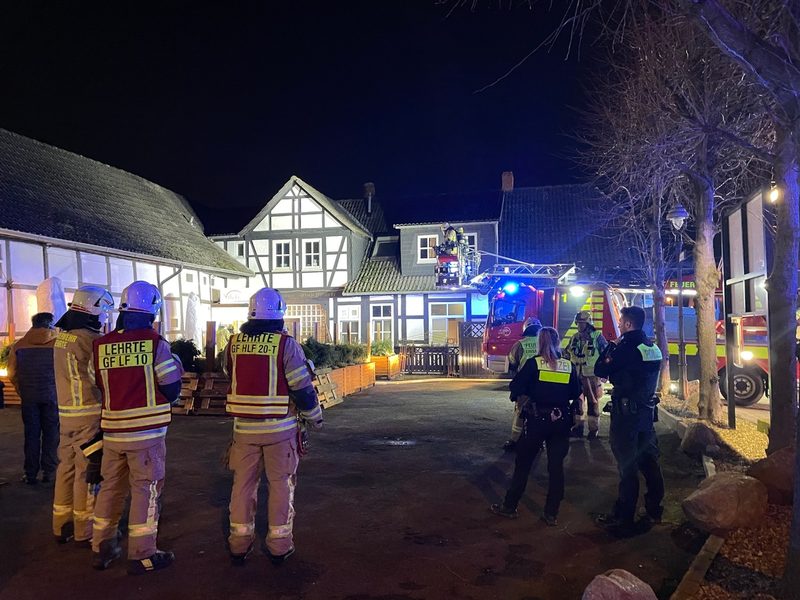 FW Lehrte: Brand im Restaurant in Aligse - Foto: presseportal.de