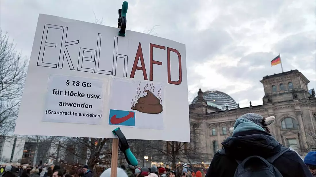 Demo gegen Rechtsextremismus am 21.01.2024 - Bild: über dts Nachrichtenagentur