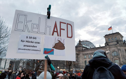 Demo gegen Rechtsextremismus am 21.01.2024 - Foto: über dts Nachrichtenagentur