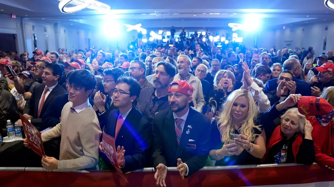 Wer in den USA Präsidentschaftskandidat werden will, muss sich zunächst in parteiinternen Vorwahlen durchsetzen - für Trump läuft es bisher gut. - Bild: Matt Rourke/AP