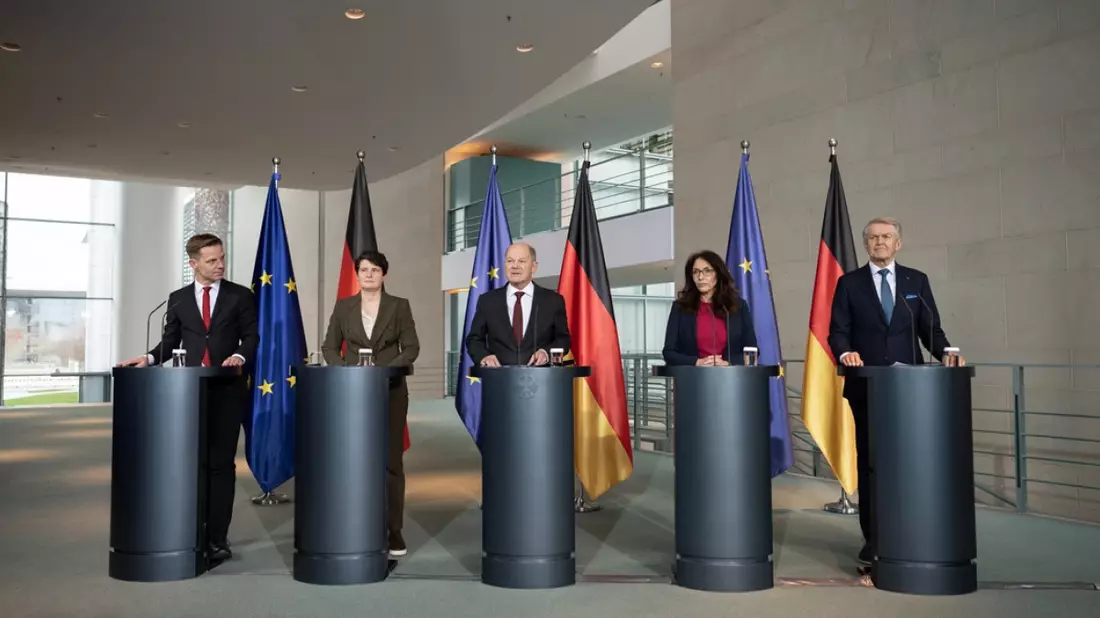 Mehr Tempo beim Umbau der Wirtschaft: Bundeskanzler Olaf Scholz lädt zum Spitzengespräch Kreislaufwirtschaft - Bild: presseportal.de