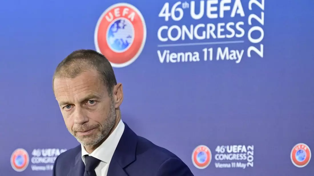 UEFA-Präsident Aleksander Ceferin sorgt sich um die Sicherheit bei der EM in Deutschland. - Bild: Hans Punz/apa/dpa