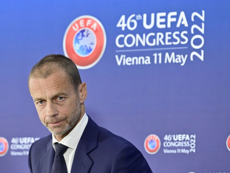 UEFA-Präsident Aleksander Ceferin sorgt sich um die Sicherheit bei der EM in Deutschland. - Foto: Hans Punz/apa/dpa