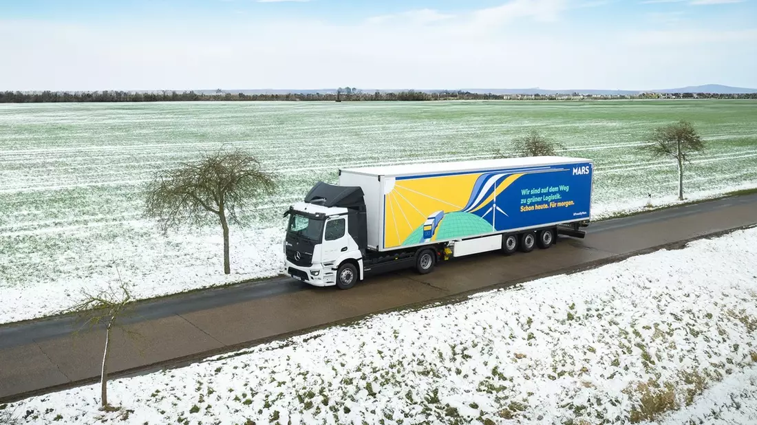 Mars Logistik setzt auf Elektromobilität - Projektstart in Deutschland / Mars und Einride bringen bis 2030 europaweit 300 Elektro-Lkw auf die Straßen - Bild: presseportal.de