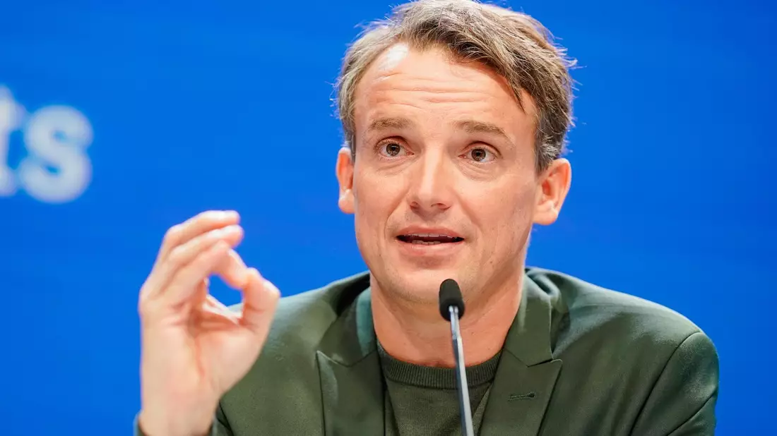 SAP-Vorstandschef Christian Klein bei der Bilanzpressekonferenz in Walldorf. - Bild: Uwe Anspach/dpa