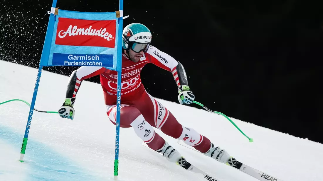 Auf der Kandahar dudelt es wieder! Almdudler ist offizieller Partner des AUDI FIS Ski World Cup Super-G in Garmisch-Partenkirchen - Bild: SPORTFIVE, presseportal.de