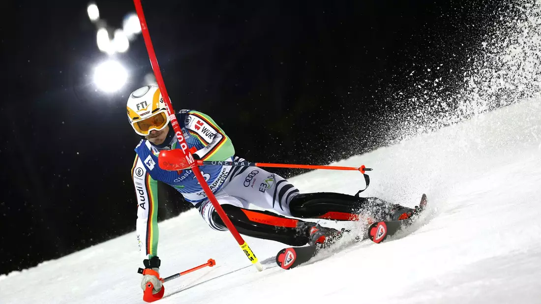 War auch beim Slalom in Schladming nicht zu schlagen: Linus Straßer. - Bild: Erwin Scheriau/APA/dpa