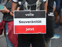 Reichsbürger bei Demo von Corona-Skeptikern - Foto: über dts Nachrichtenagentur