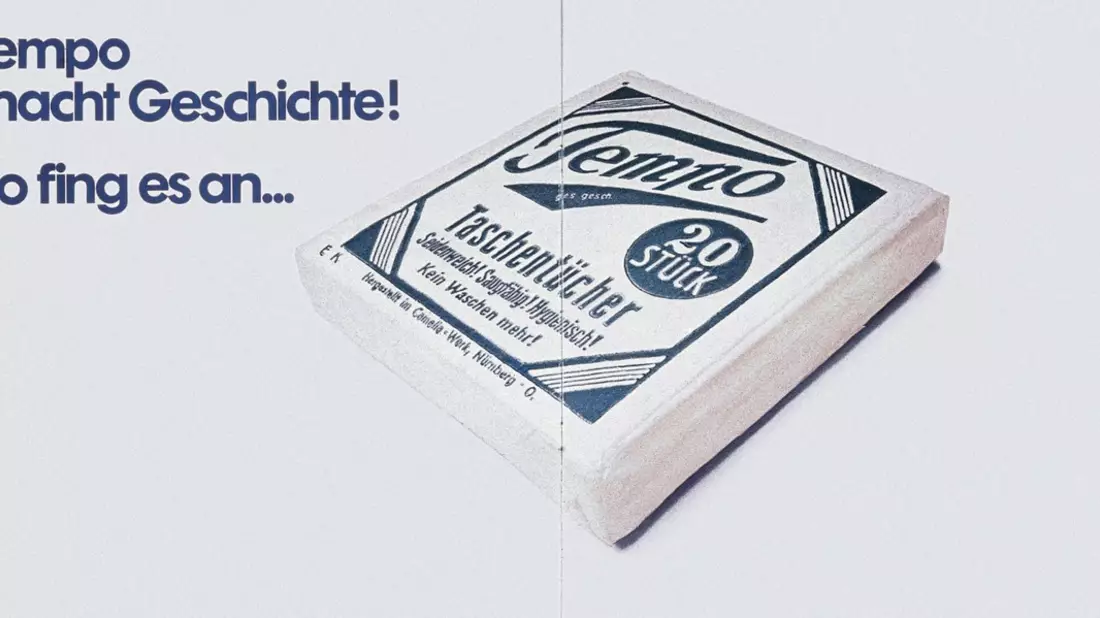 95 Jahre Tempo - Die Taschentuch-Ikone feiert seine Erfolgsgeschichte - Bild: presseportal.de