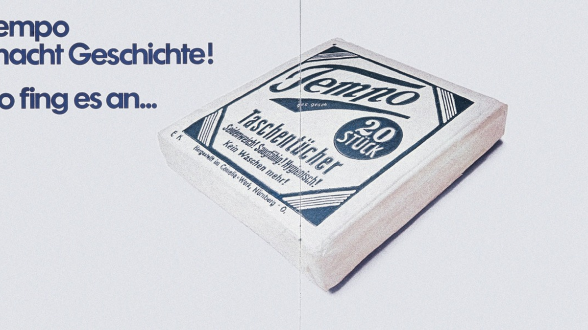 95 Jahre Tempo - Die Taschentuch-Ikone feiert seine Erfolgsgeschichte - Foto: presseportal.de