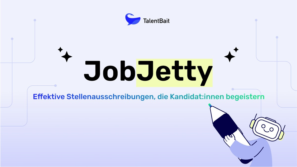 Von Algorithmen unterstützt: Wie JobJetty Recruiting-Prozesse optimiert / Sekunden statt Stunden: Mit maßgeschneiderten Stellenausschreibungen in Rekordzeit zum Erfolg - Foto: presseportal.de