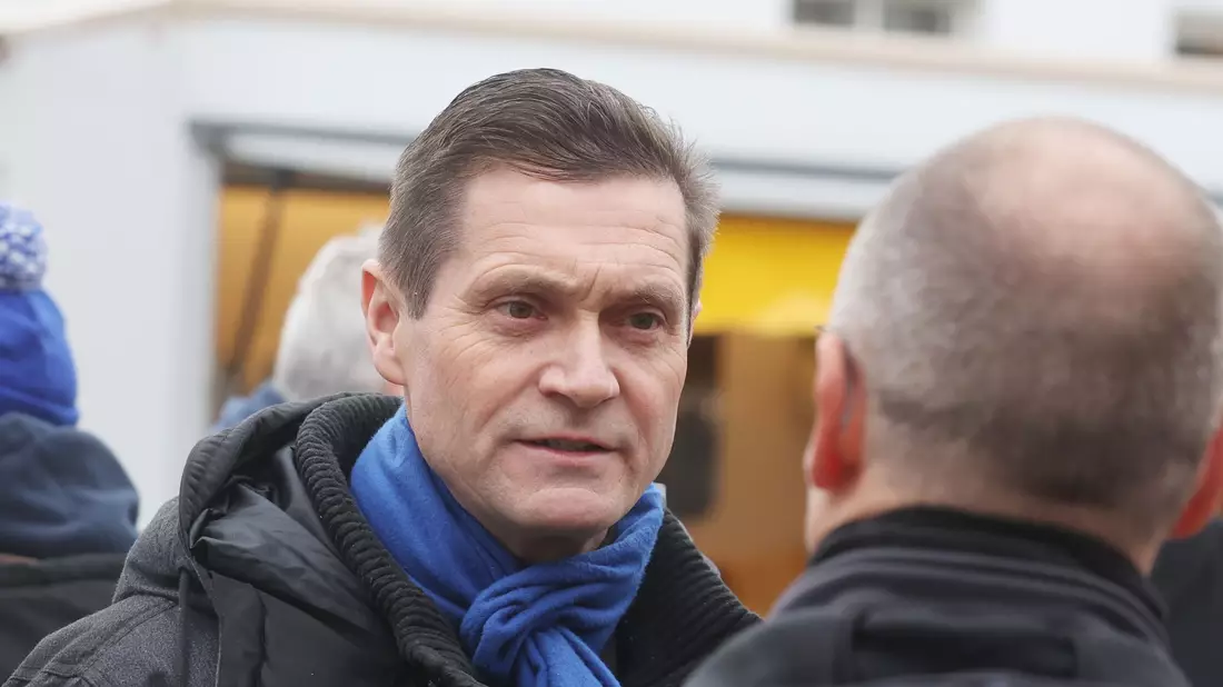 AfD-Kandidat Uwe Thrum hat die Stichwahl verloren. - Bild: Bodo Schackow/dpa